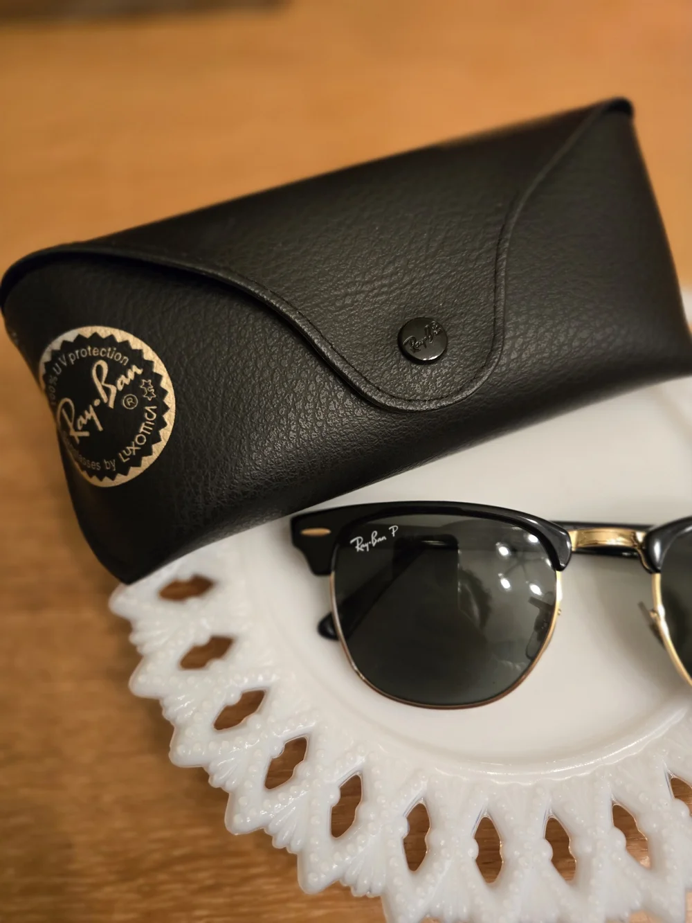 Ray-Ban Clubmaster Men's Black/Gold Sunglasses
